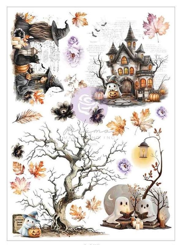 Prima Marketing - Bewitched - A4 Rub-on Transfer Sheet