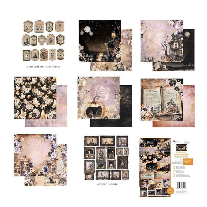 Prima Marketing - Bewitched - 6&quot;x6&quot; Halloween Paper Pad