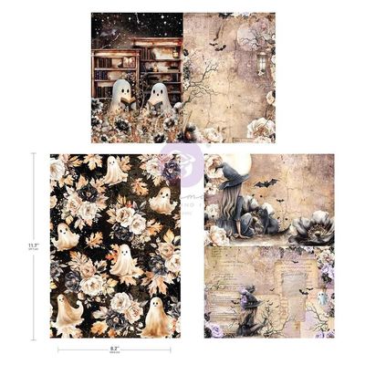 Prima Marketing - Bewitched - Halloween - A4 Decoupage Tissue Sheets