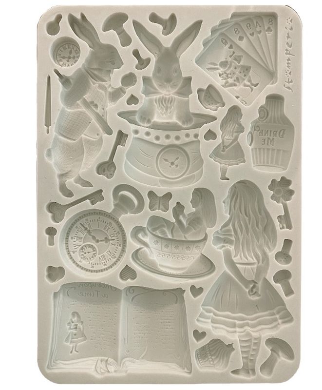 Stamperia - A5 Silicone Mould - Alice in Christmas