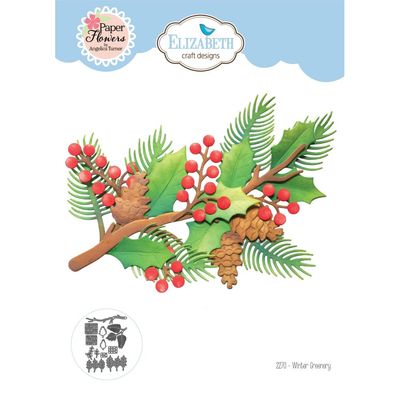 Elizabeth Craft Designs - Metal Die Set - Winter Greenery