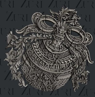 Zuri Design - Silicone Moulds - Christmas Bauble