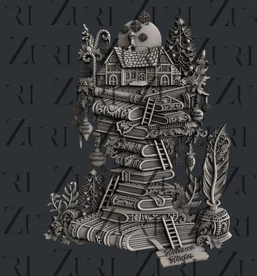 Zuri Design - Silicone Moulds - Christmas Books