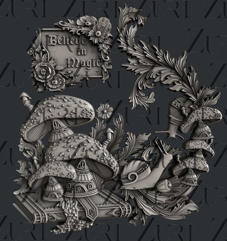 Zuri Design - Silicone Moulds - Believe in Magic