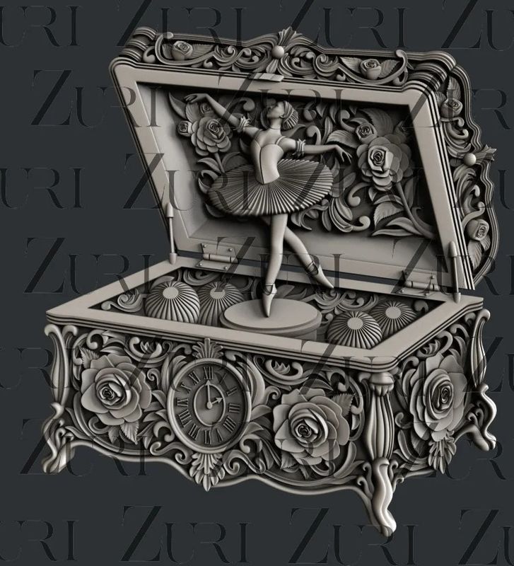 Zuri Design - Silicone Moulds - Music Box