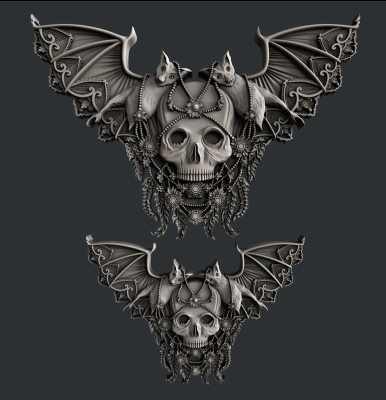 Zuri Design - Silicone Moulds - Bat King - Small