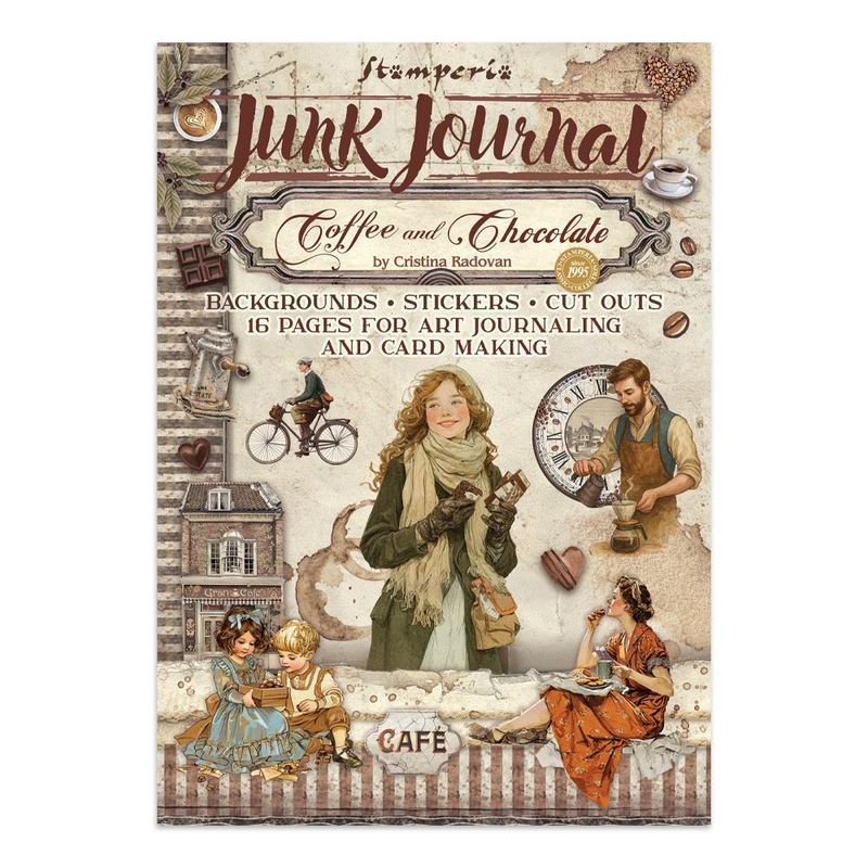 Stamperia - Coffee and Chocolate - Junk Journal Sticker, Cut Outs and  Backgrounds