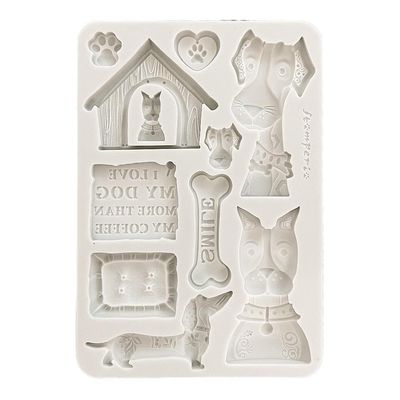 Stamperia - Furry Friends - A5 Silicone Mould - I Love My Dog