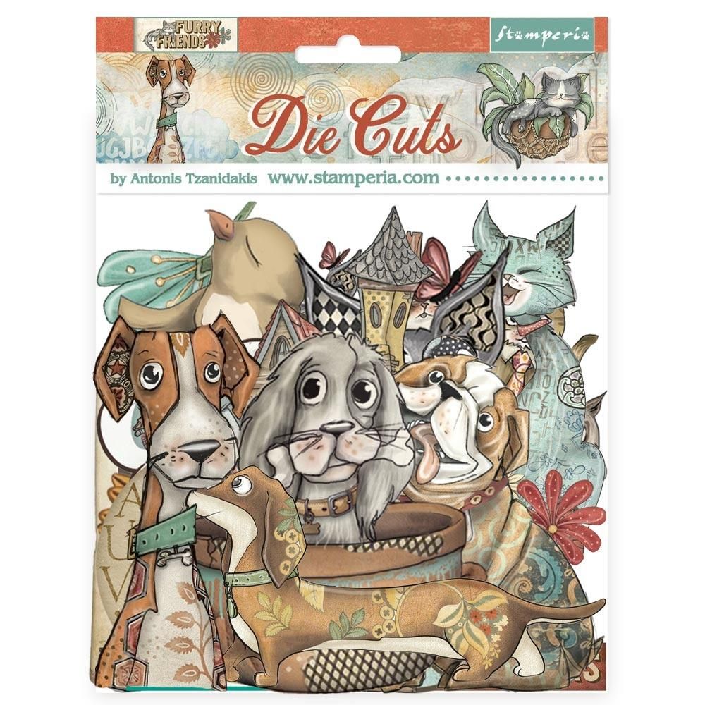 Stamperia - Furry Friends - Die Cuts