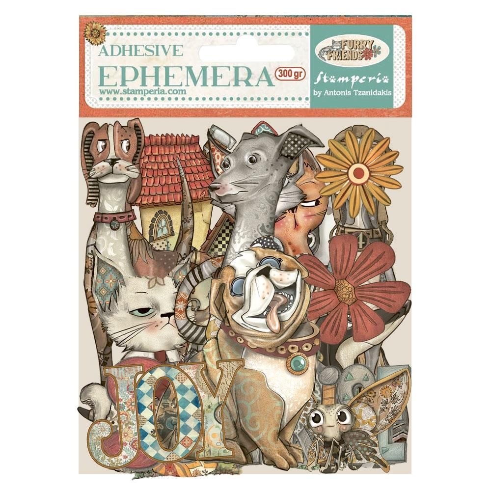 Stamperia - Furry Friends - Ephemera