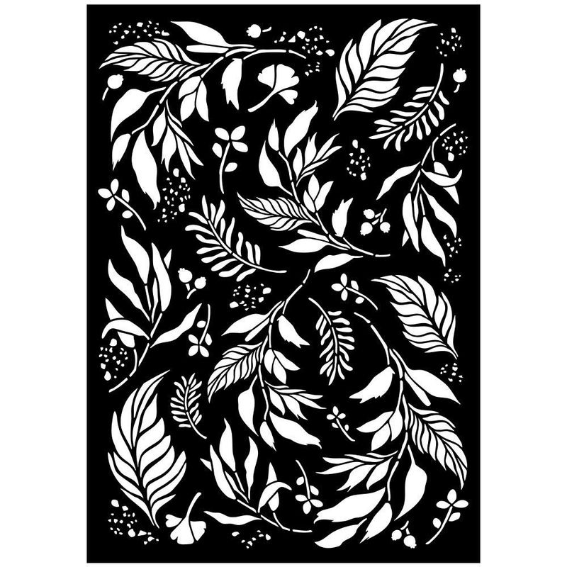 Stamperia - Art Stories - Big A3 Stencil - Leaves