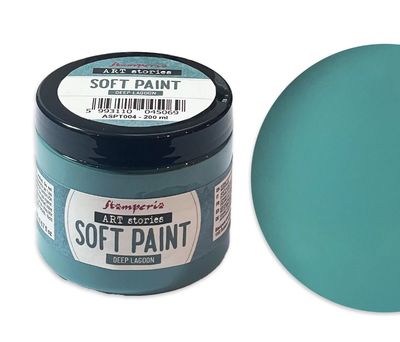 Stamperia - Art Stories - Soft Paint - 200ml - Deep Lagoon
