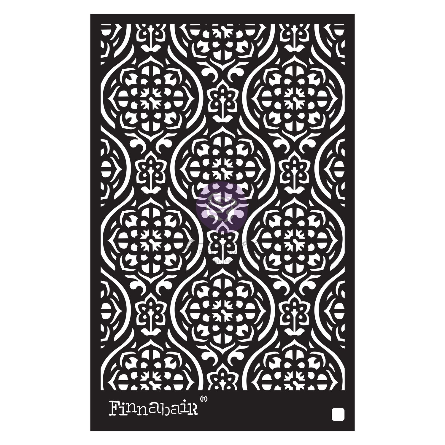 Prima Marketing - Re-Dsign - Finnabair Stencil - 6&quot; x 9&quot; - Victorian Tiles