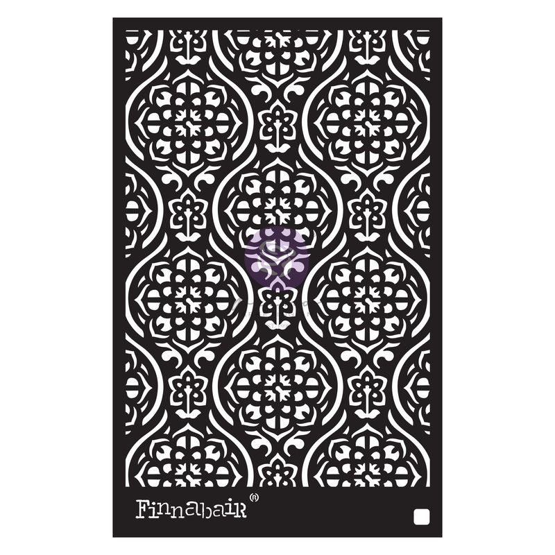 Prima Marketing - Re-Dsign - Finnabair Stencil - 6&quot; x 9&quot; - Victorian Tiles