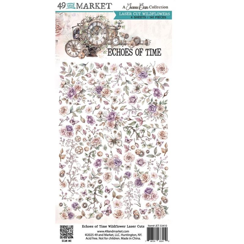 49 and Market - Echoes of Time - Laser Cut Wildflowers