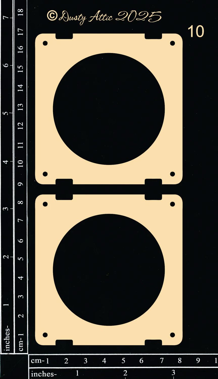 Dusty Attic - Chipboard - Steampunk/Industrial - Specimen Slides #10