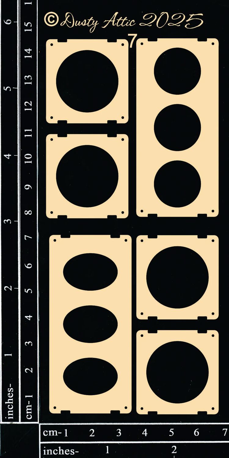 Dusty Attic - Chipboard - Steampunk/Industrial - Specimen Slides #7
