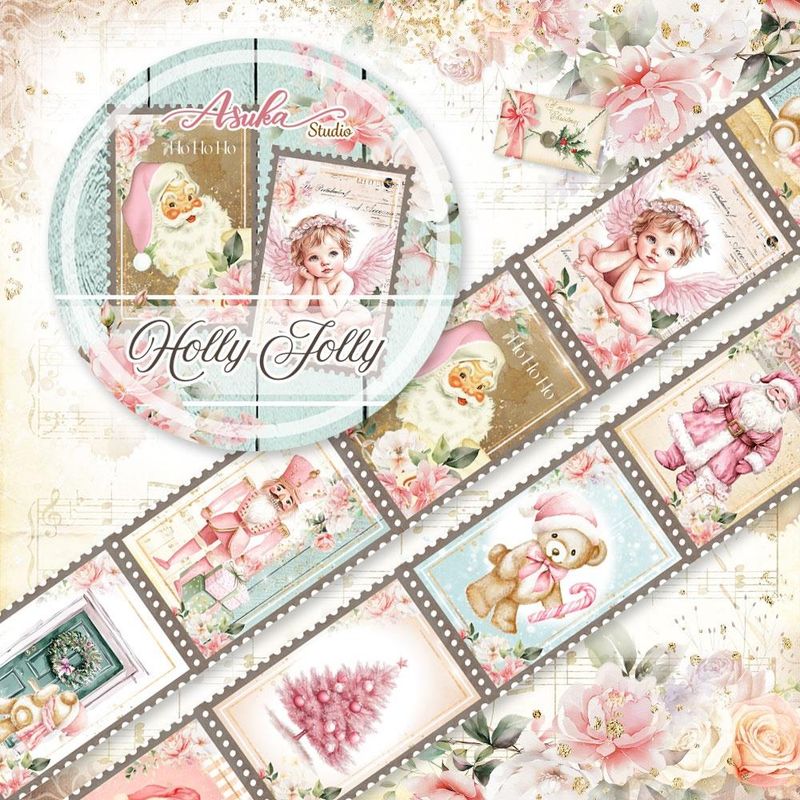 Asuka Studio - Holly Jolly -  Washi Tape