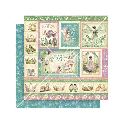 Graphic 45 - Fairy Boutique - 12&quot;x12&quot; Double-sided Paper - Sprinkle a Little Magic