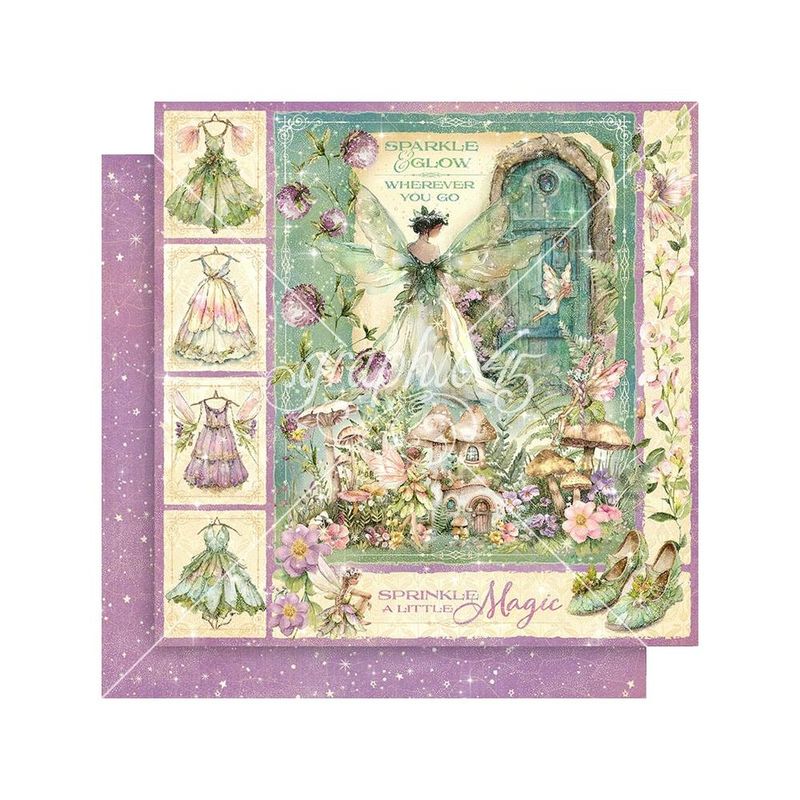 Graphic 45 - Fairy Boutique - 12"x12" Double-sided Paper - Fairy Boutique