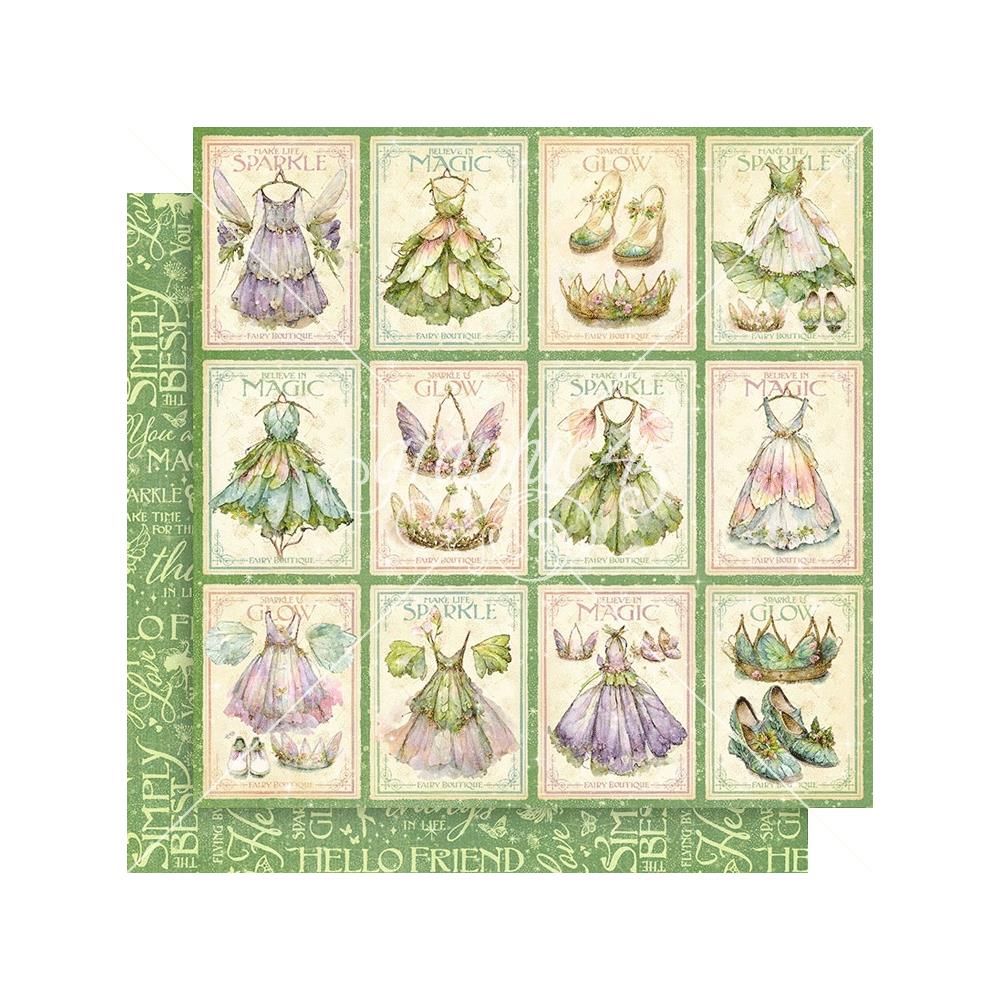 Graphic 45 - Fairy Boutique - 12&quot;x12&quot; Double-sided Paper - Sparkle and Glow