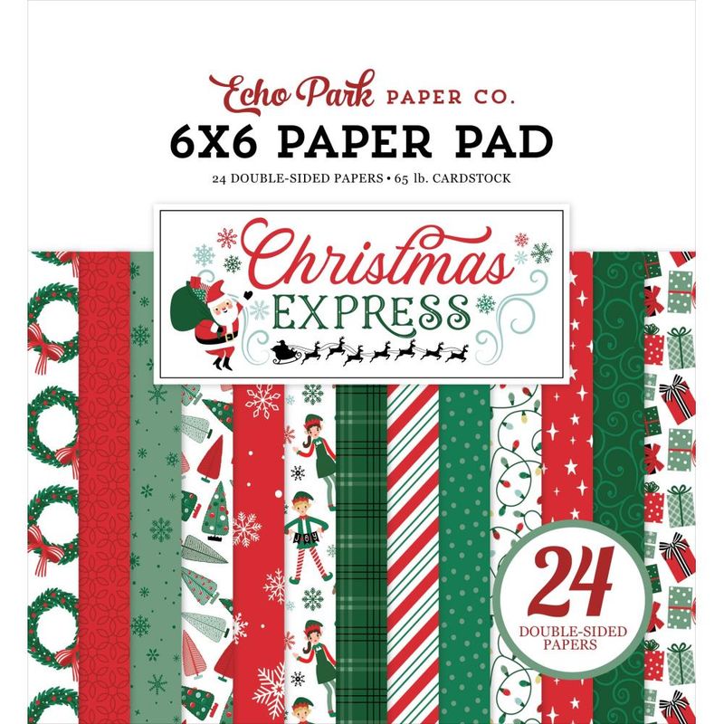 Echo Park - Christmas Express - 6&quot;x6&quot; Double-sided Paper Pad
