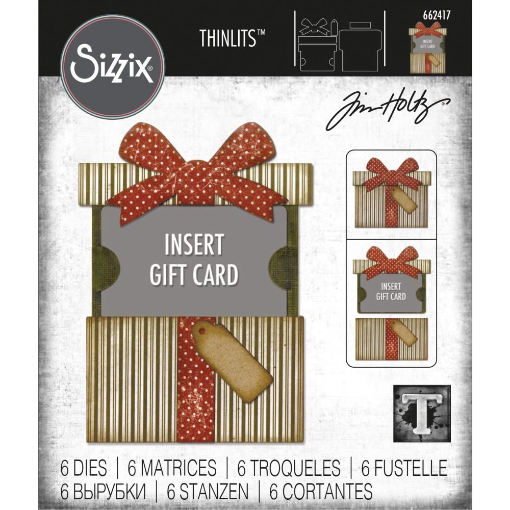 Sizzix - Tom Holtz - Thinlits - Gift Card Package