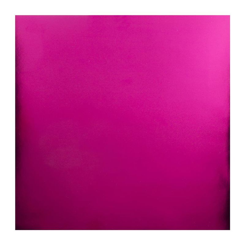 Bazzill - 12&quot;x12&quot; Cardstock - Matt Finish - Hot Pink Foil