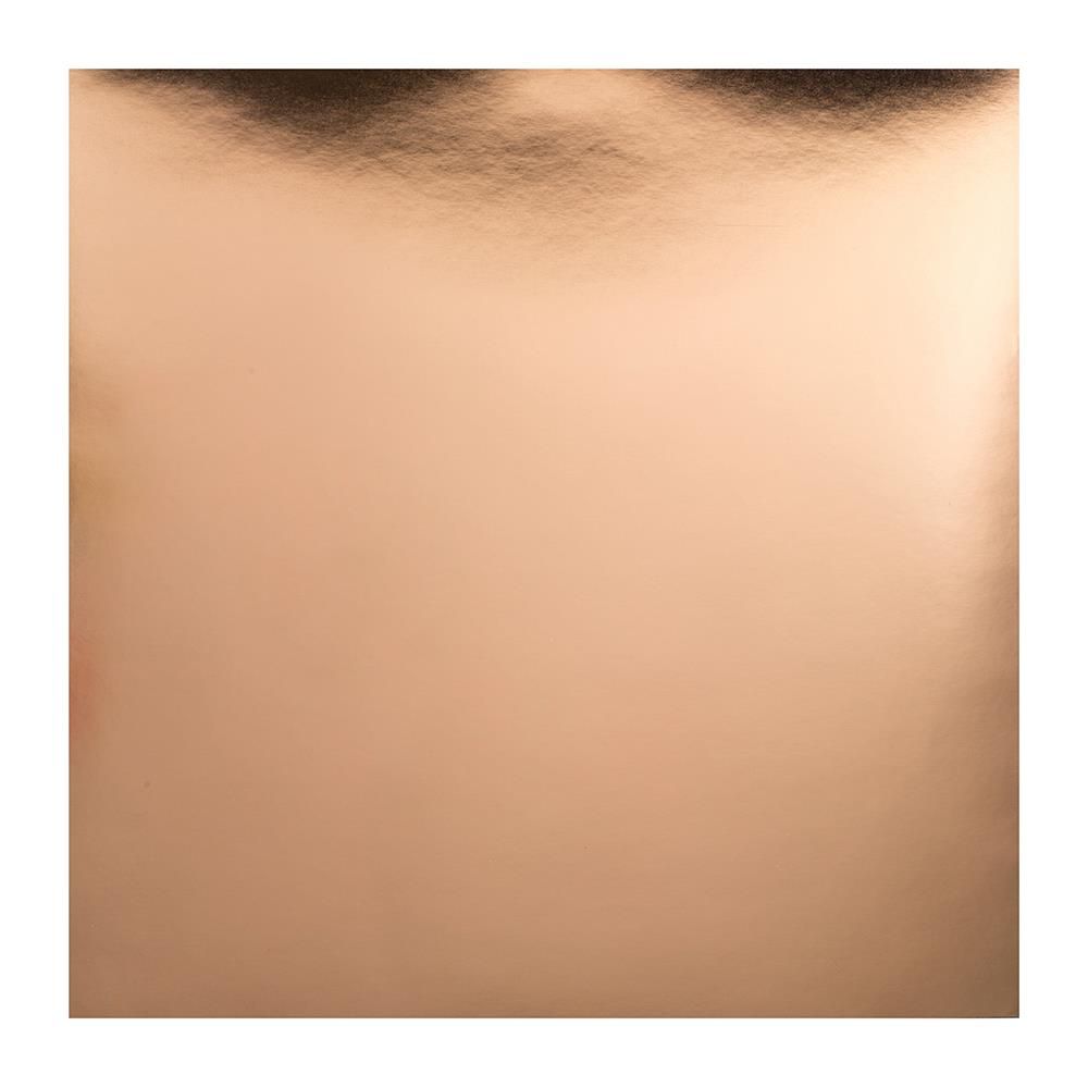 Bazzill - 12&quot;x12&quot; Cardstock - Matt Finish - Rose Gold Foil