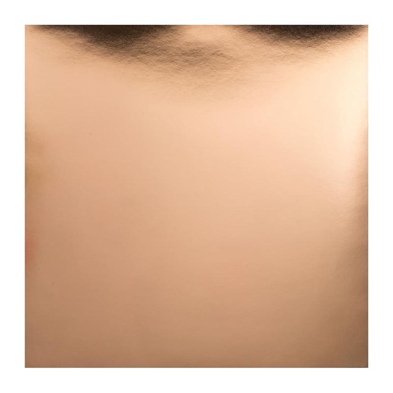 Bazzill - 12&quot;x12&quot; Cardstock - Matt Finish - Rose Gold Foil