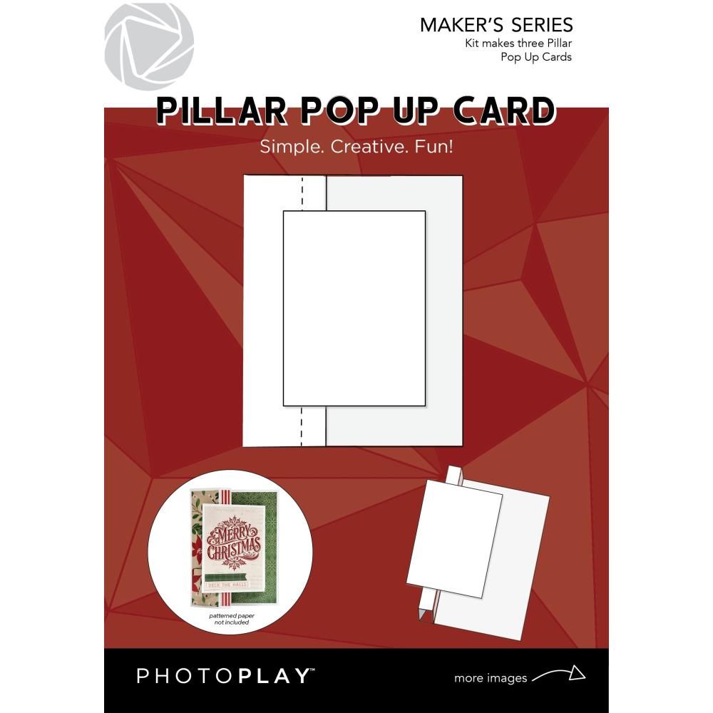 PhotoPlay - Maker&#39;s Series - A2  Pop-Up Pillar Card - 4.25&quot;x 5.5&quot;