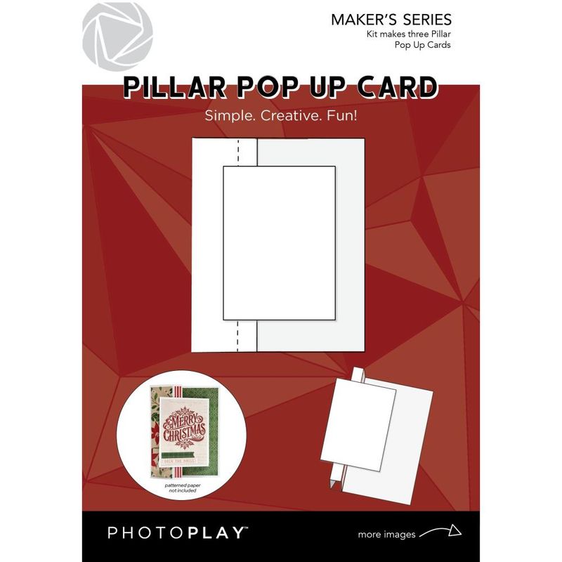 PhotoPlay - Maker&#39;s Series - A2  Pop-Up Pillar Card - 4.25&quot;x 5.5&quot;