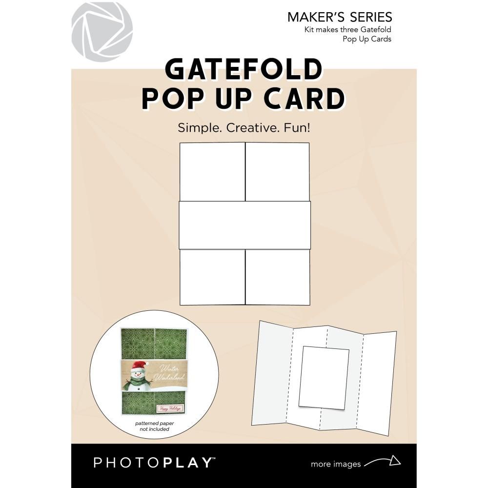 PhotoPlay - Maker&#39;s Series - A2 - Gatefold  Pop-Up Cards - 4.25&quot;x 5.5&quot;