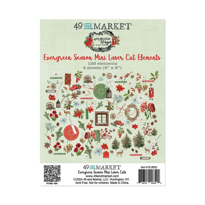 49 and Market - Evergreen Season - Mini Laser Cut Elements