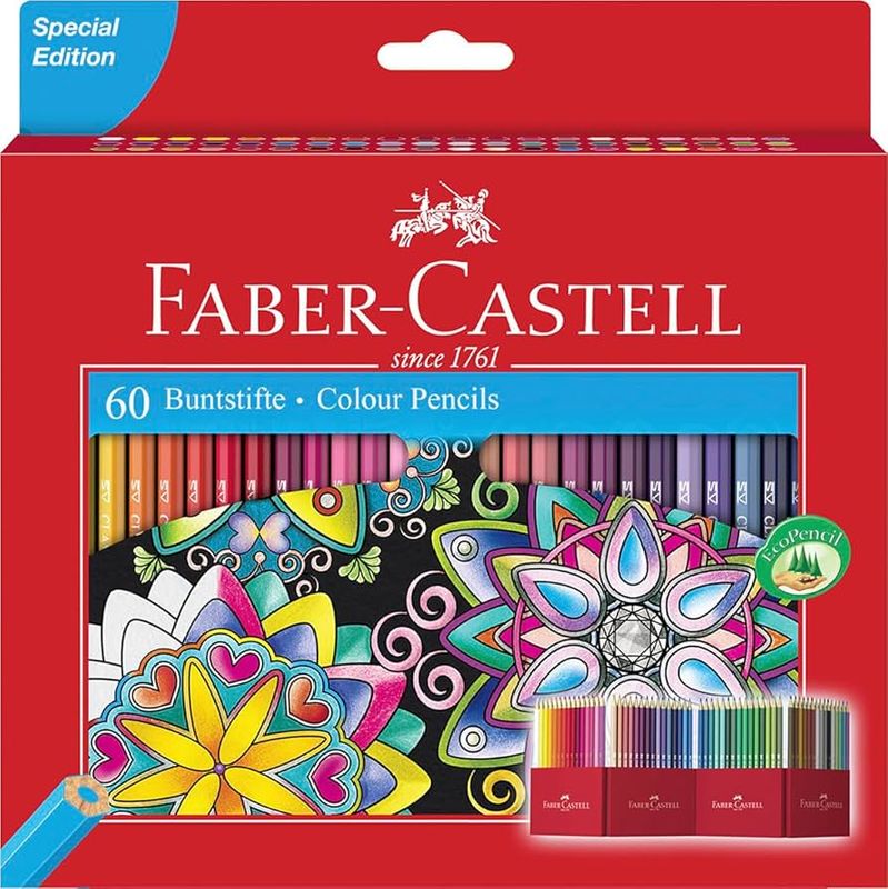 Faber Castell - 60 Classic Coloured Pencils