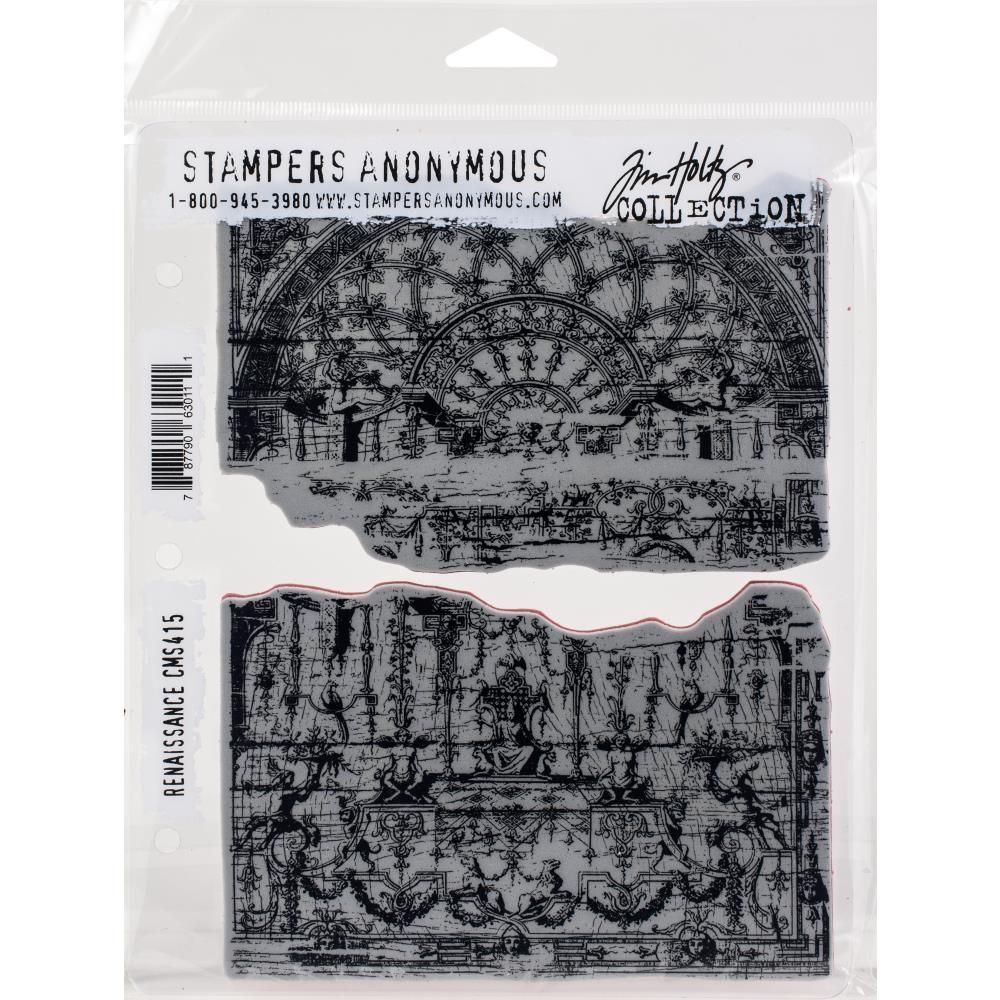 Stampers Anonymous - Tim Holtz - Cling Mount Stamp - Renaissance
