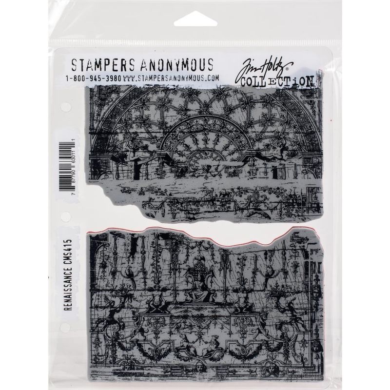 Stampers Anonymous - Tim Holtz - Cling Mount Stamp - Renaissance
