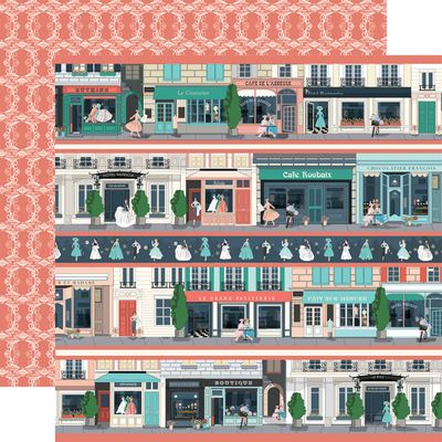 Carta Bella - En Vouge - 12&quot;x12&quot; double-sided Paper - Border Strips