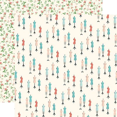 Carta Bella - En Vouge - 12&quot;x12&quot; double-sided Paper - Dress Forms