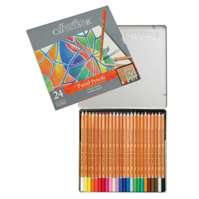Cretacolor - Pastel Pencils - Tin set of 24