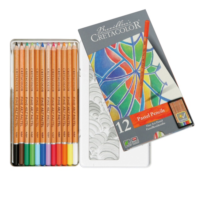 Cretacolor - Pastel Pencils - Tin set of 12