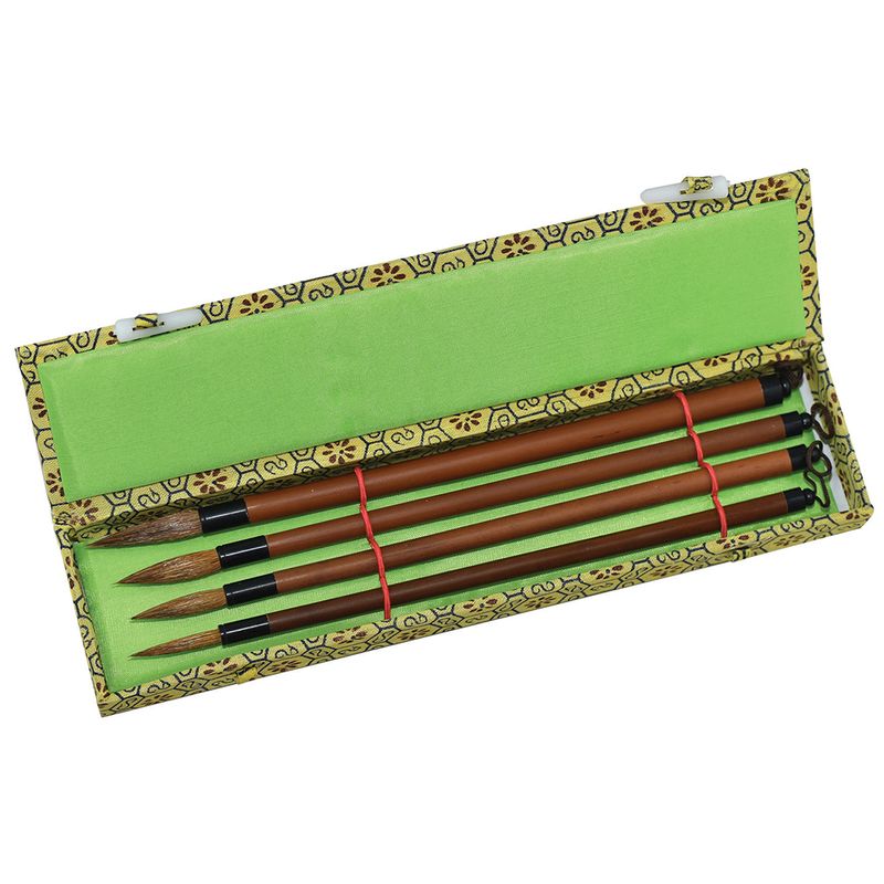 NAM - Weasel Hair Bamboo Brush Set of 4 - Boxed