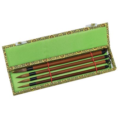 NAM - Weasel Hair Bamboo Brush Set of 4 - Boxed NAM - Weasel Hair Bamboo Brush Set of 4 - Boxed
