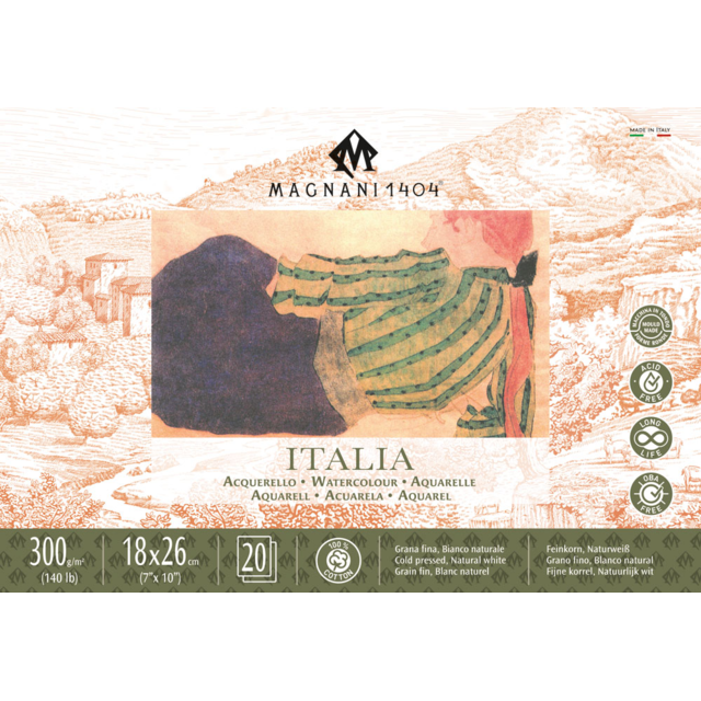 Magnani - Italia (Cold Press) - 18 x 26cm - 20 Sheets