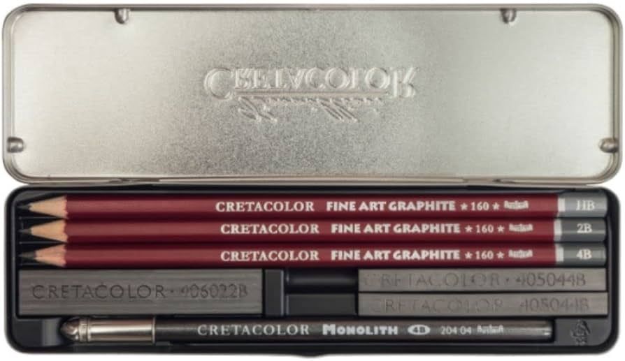 Cretacolor - Artist Graphite 9pc Pocket Tin Set