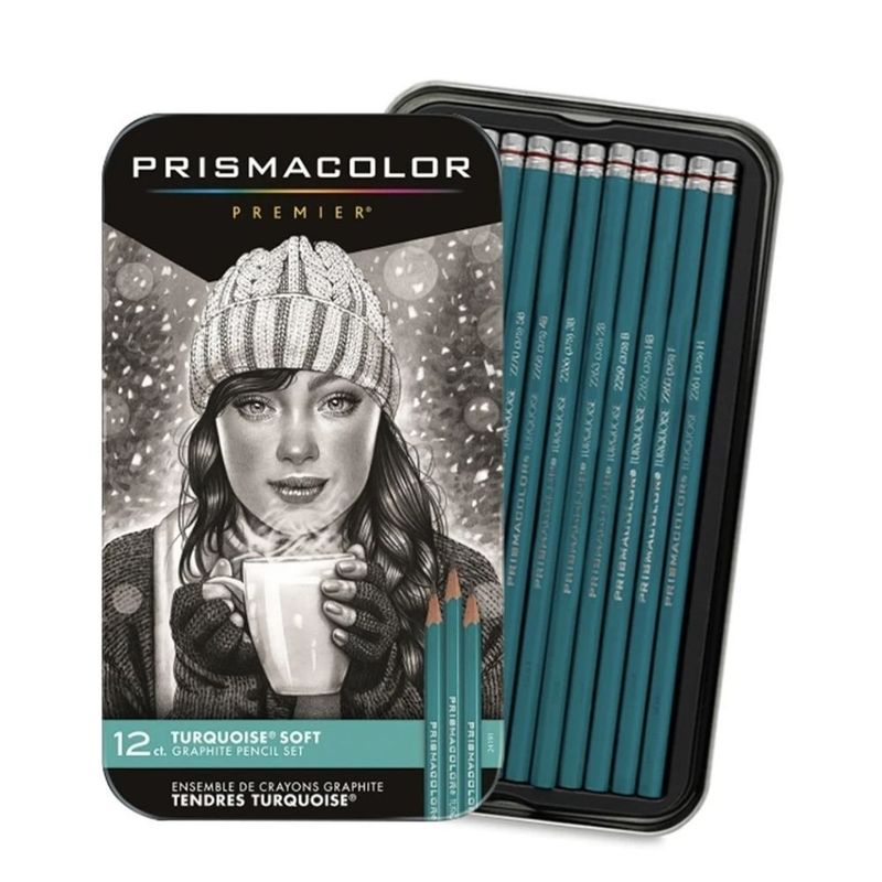Prismacolor - Turquoise Soft Graphite Pencils