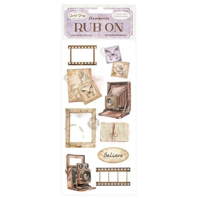 Stamperia - Quiet Days - Rub-ons - Vintage Photography