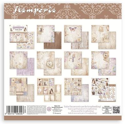 Stamperia - Quiet Days - 12&quot;x12&quot; Double-sided Paper Pad