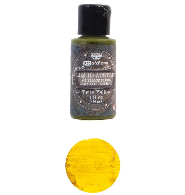 Prima Marketing - Art Alchemy - Liquid Acrylic 30ml - True Yellow