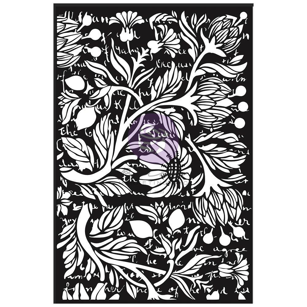 Prima Marketing - Finnabair 6&quot;x9&quot; Stencil - Secret Letters